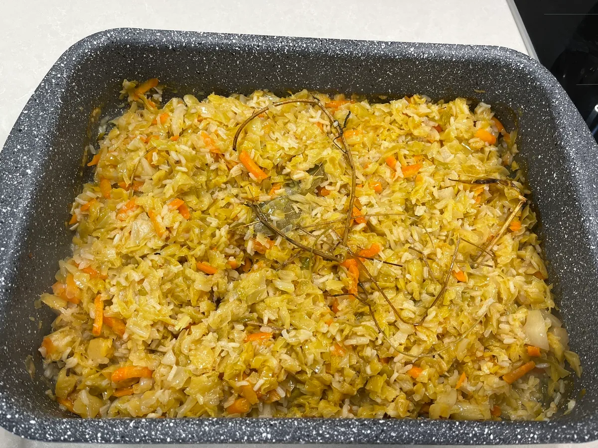 Кисело зеле с ориз